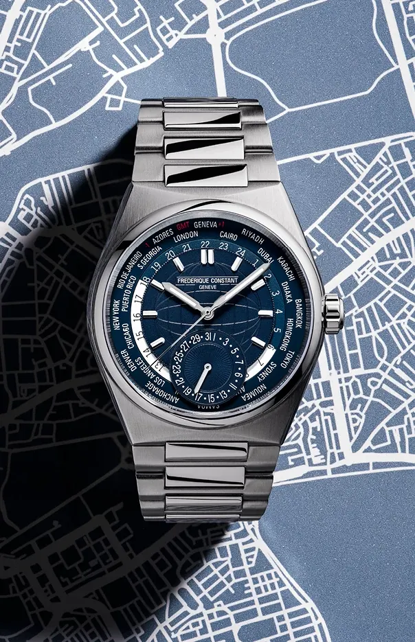 Highlife Classic Worldtimer Watch FC-718N4NH6B | Frederique Constant